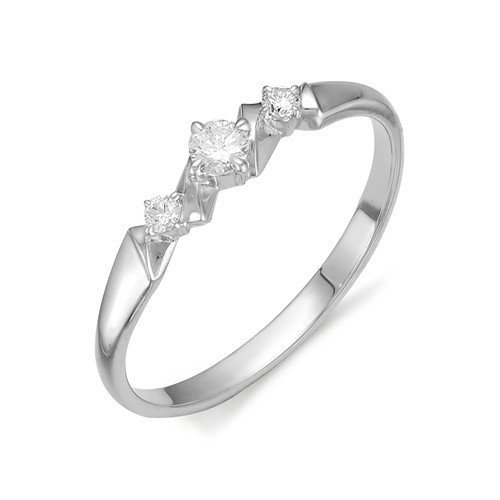 Купить кольцо из белого золота с бриллиантами арт. 001340 по цене 0 руб. в LoveDiamonds