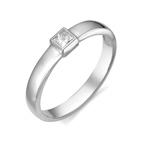 Купить кольцо из белого золота с бриллиантами арт. 003114 по цене 0 руб. в LoveDiamonds