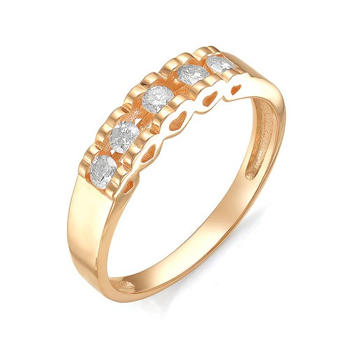 Купить кольцо из красного золота с бриллиантами арт. 003060 по цене 0 руб. в LoveDiamonds